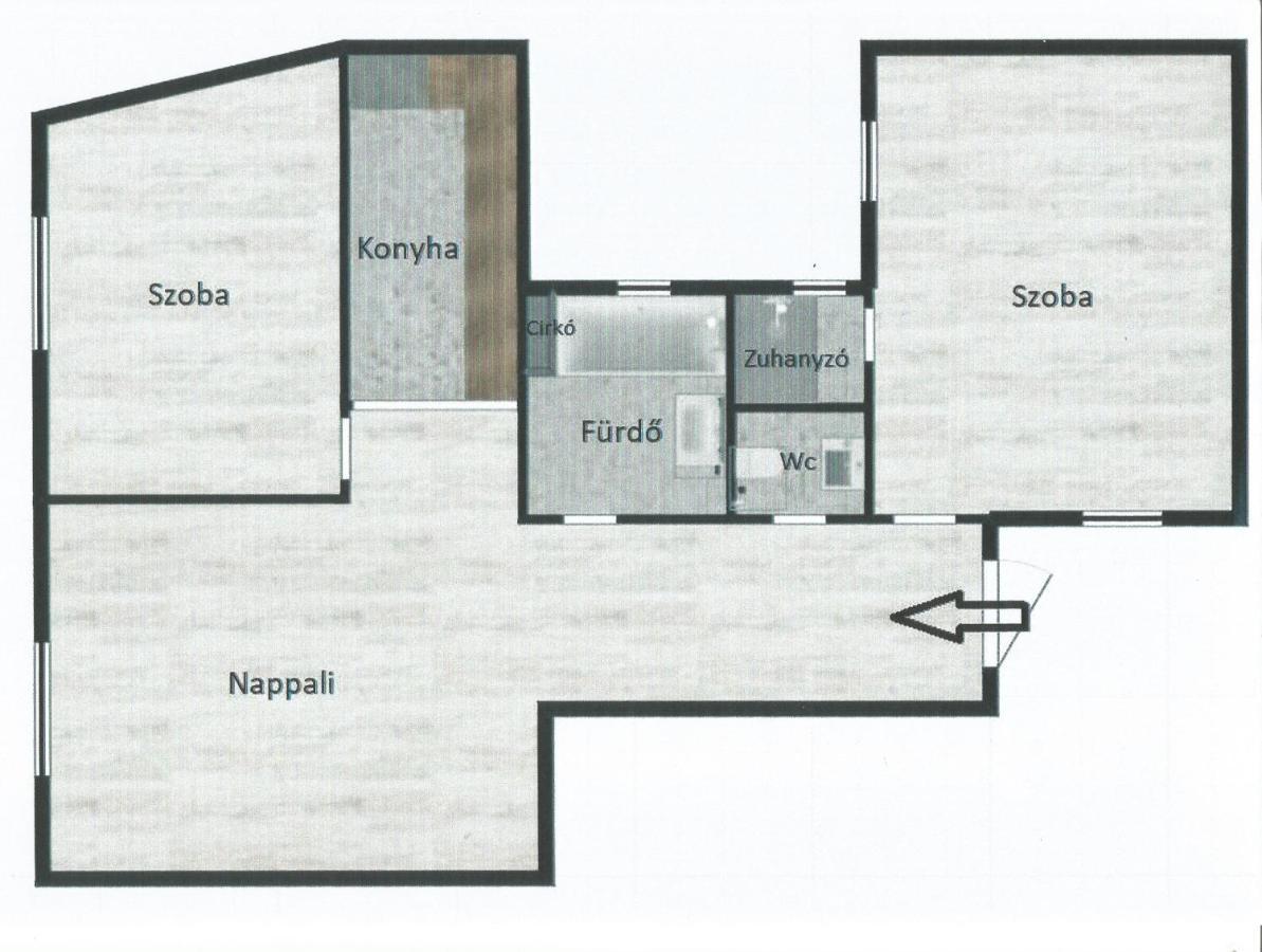 Apartment With 2 Bedrooms Near Gellert Thermal Bath بودابست المظهر الخارجي الصورة